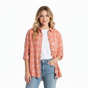 NEW Magellan Outdoors Women's Boyfriend Fit Flannel